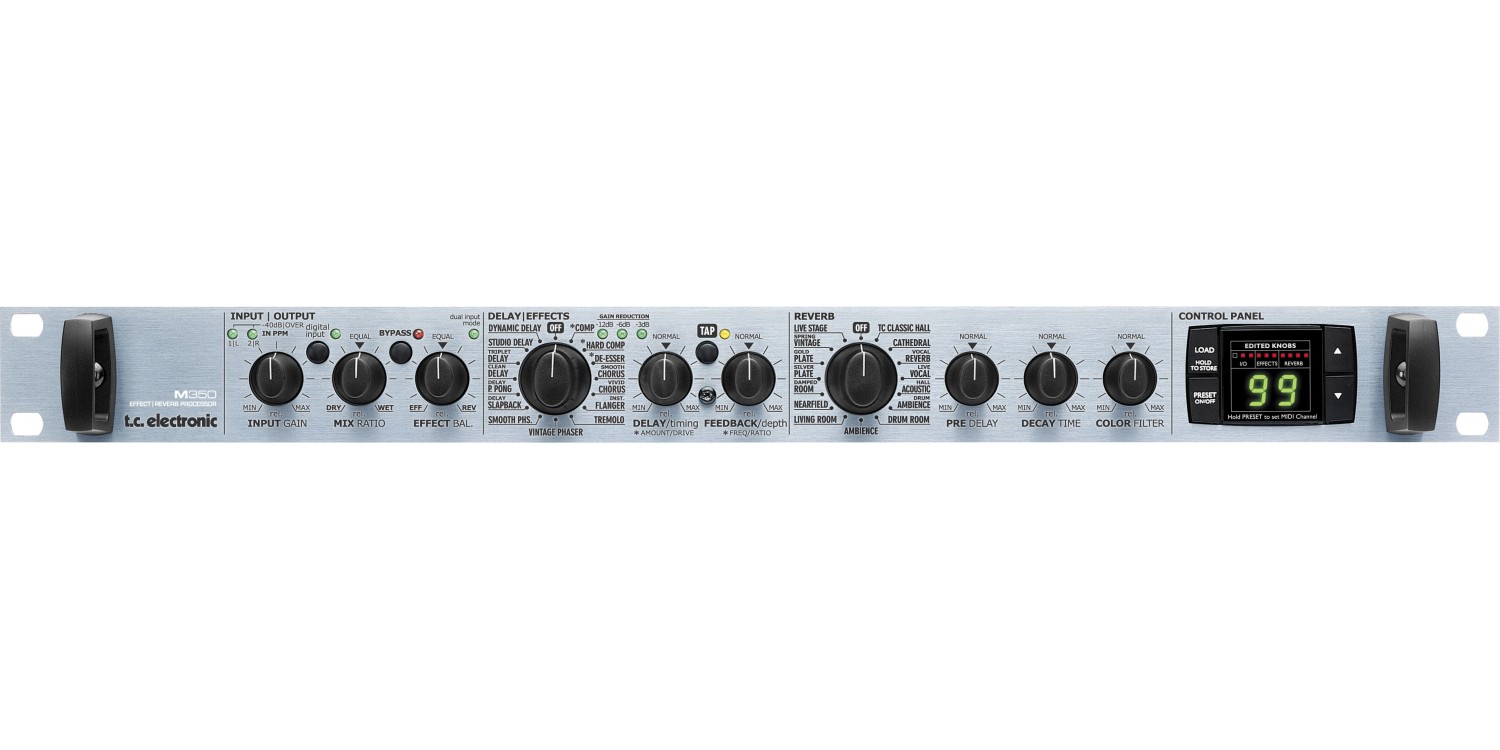 美品◎t.c. electronic M350 リバーブプロセッサー 1U① Процесор ефектів TC ELECTRONIC M350 купити у Києві M350 з доставкою